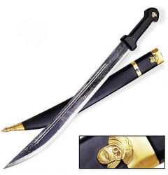 Russian Kindjal All Black Sword with Sheath